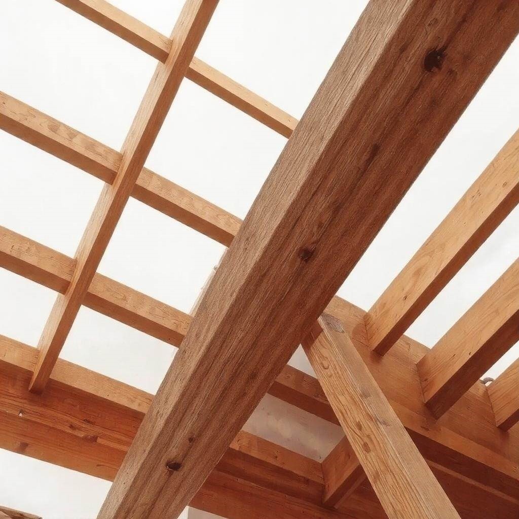 Belka wspierająca krokwie na dachu