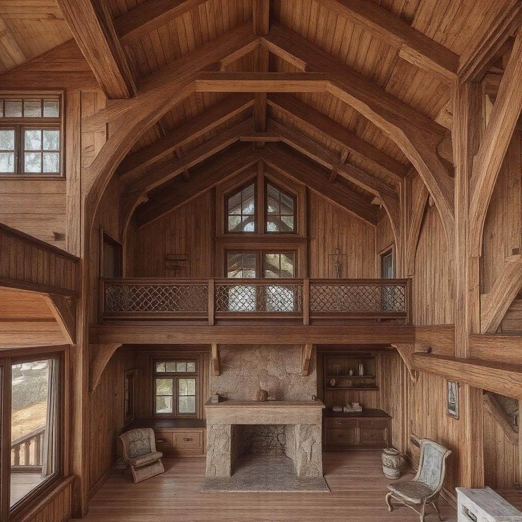 Ciepłe odcienie drewna w nowoczesnym wnętrzu