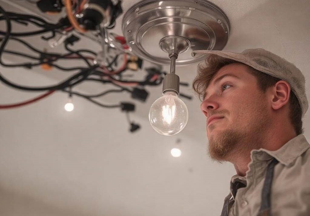 Koszty instalacji oświetlenia w pomieszczeniu