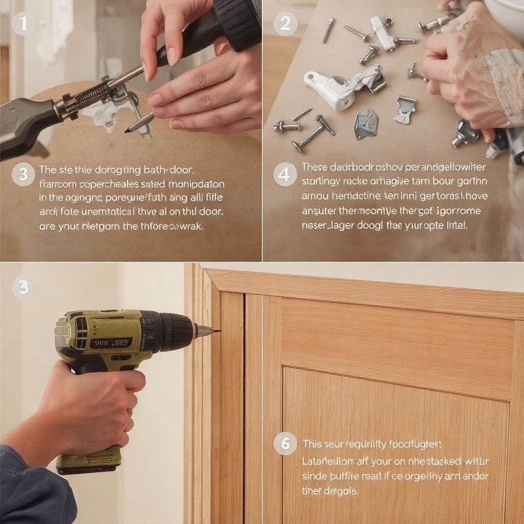 Montaż drzwi do łazienki