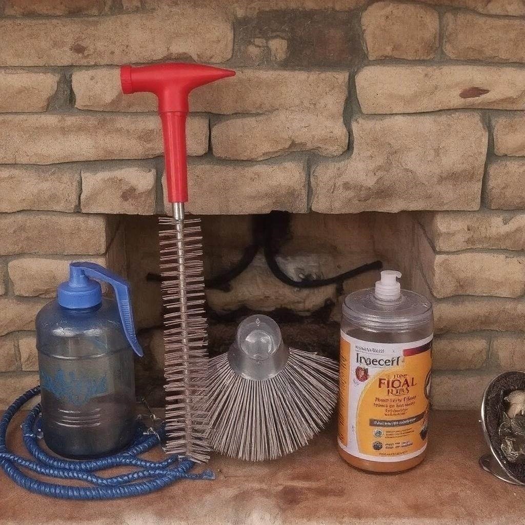 Produkty do czyszczenia komina