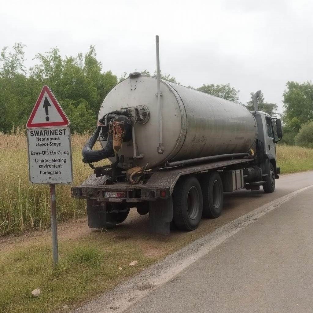 Wywóz szamba bez umowy zagrożenia