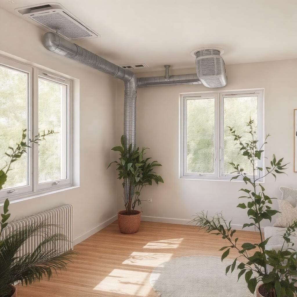 Zdrowa wentylacja w salonie
