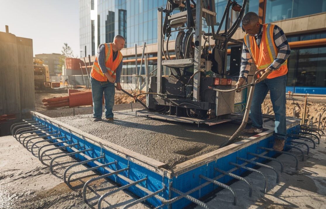 0Prace ziemne przy przygotowaniu fundamentu