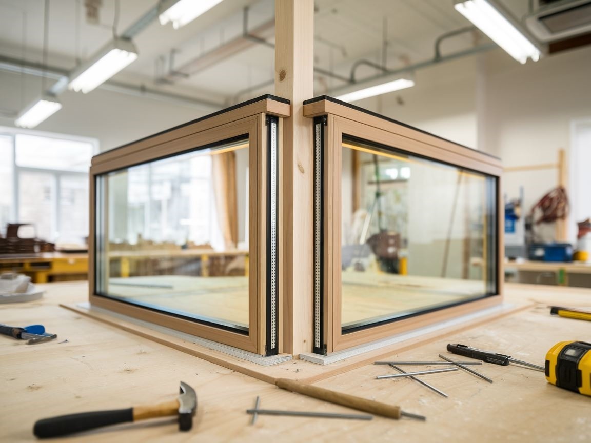 0Przykład okna narożnego w budynku mieszkalnym