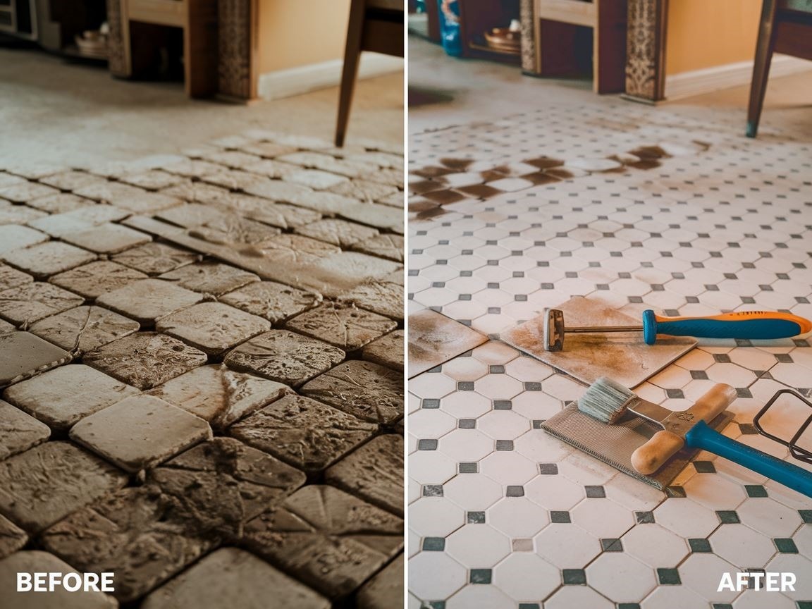 DIY odnawianie płytek ceramicznych
