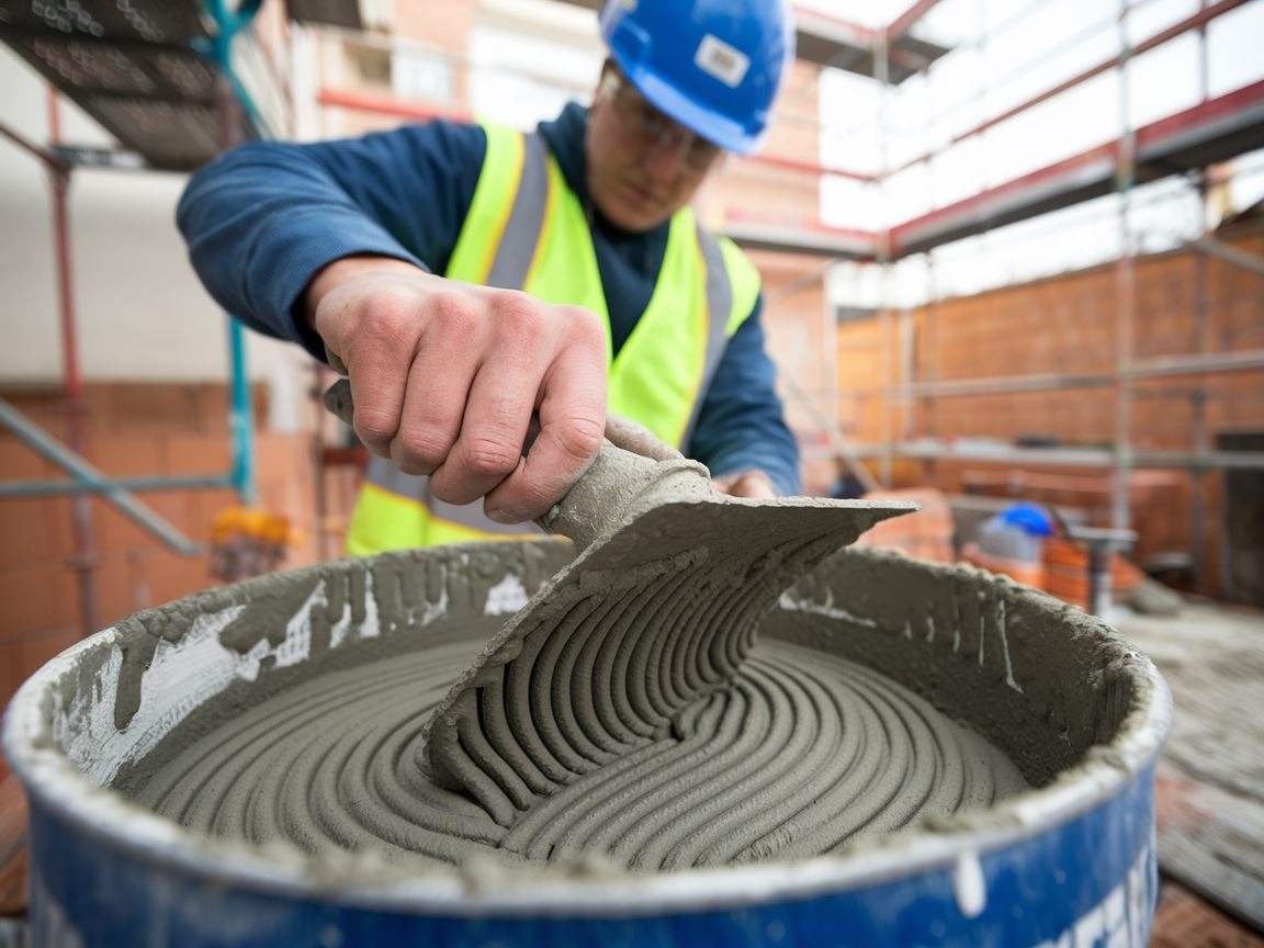 Mieszanie zaprawy na budowie