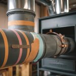 Narzędzia i materiały do uszczelniania rur pieca