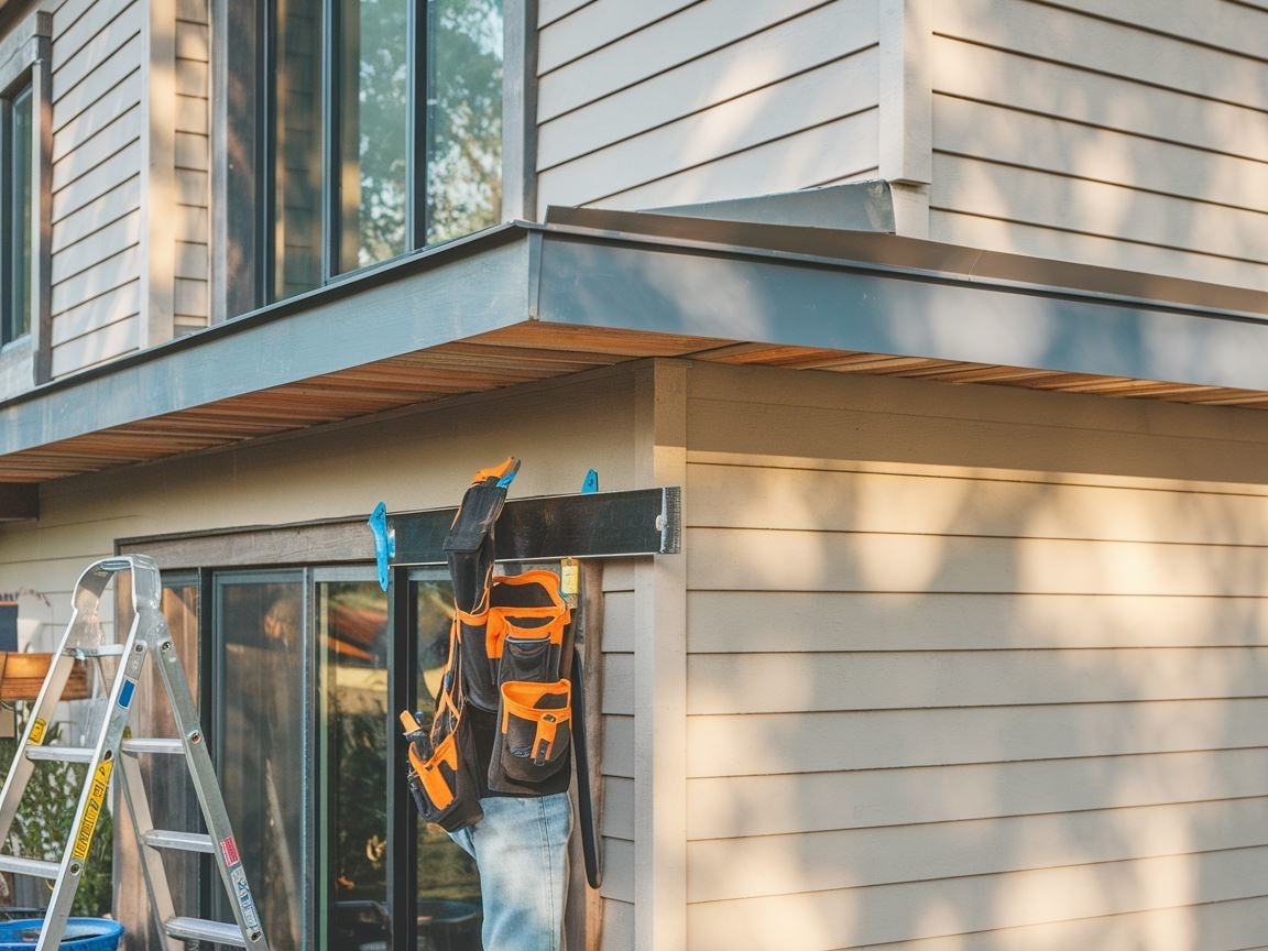 Narzędzia używane do montażu podbitki z blachy płaskiej