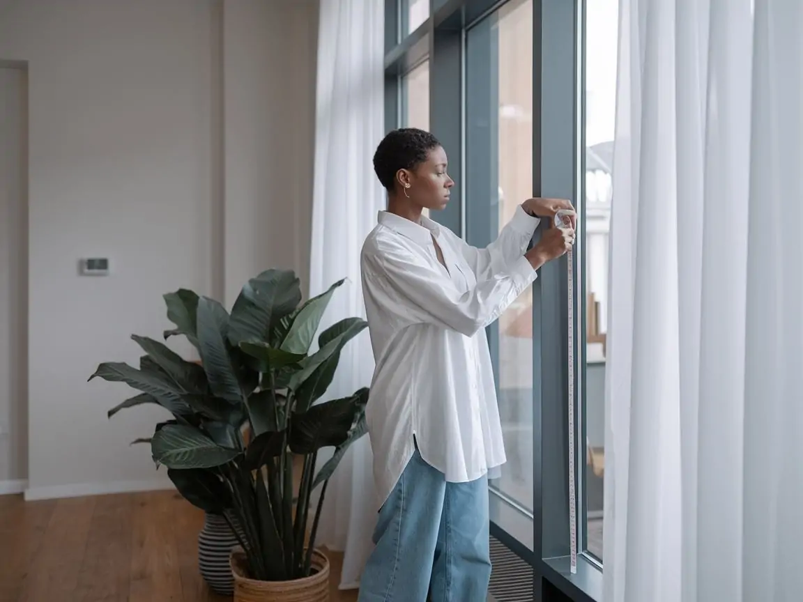 Pomiar wnęki okiennej w nowoczesnym domu