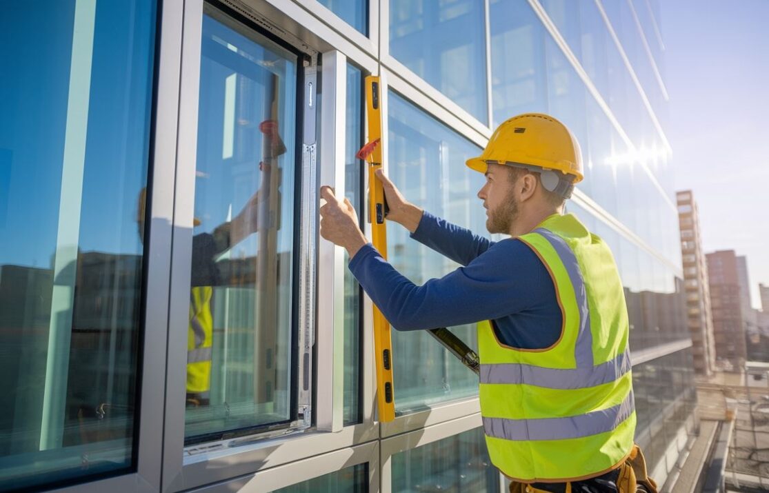 Precyzyjne dopasowanie obramówki okna na fasadzie