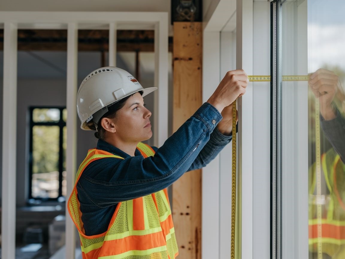 Przygotowanie do instalacji moskitiery na oknie