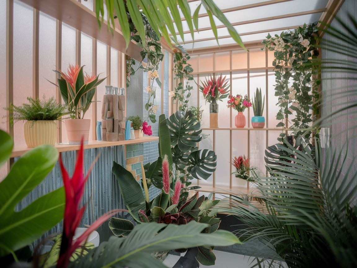 Relaksująca atmosfera w łazience