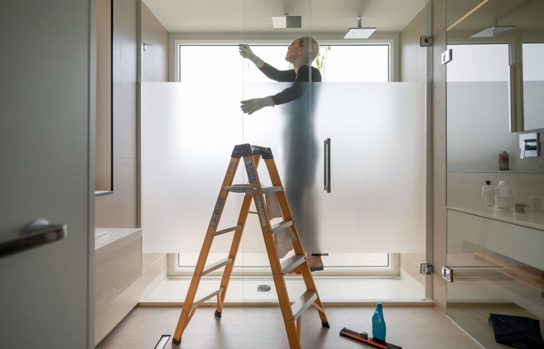 Squeegee używany podczas aplikacji folii na szkło