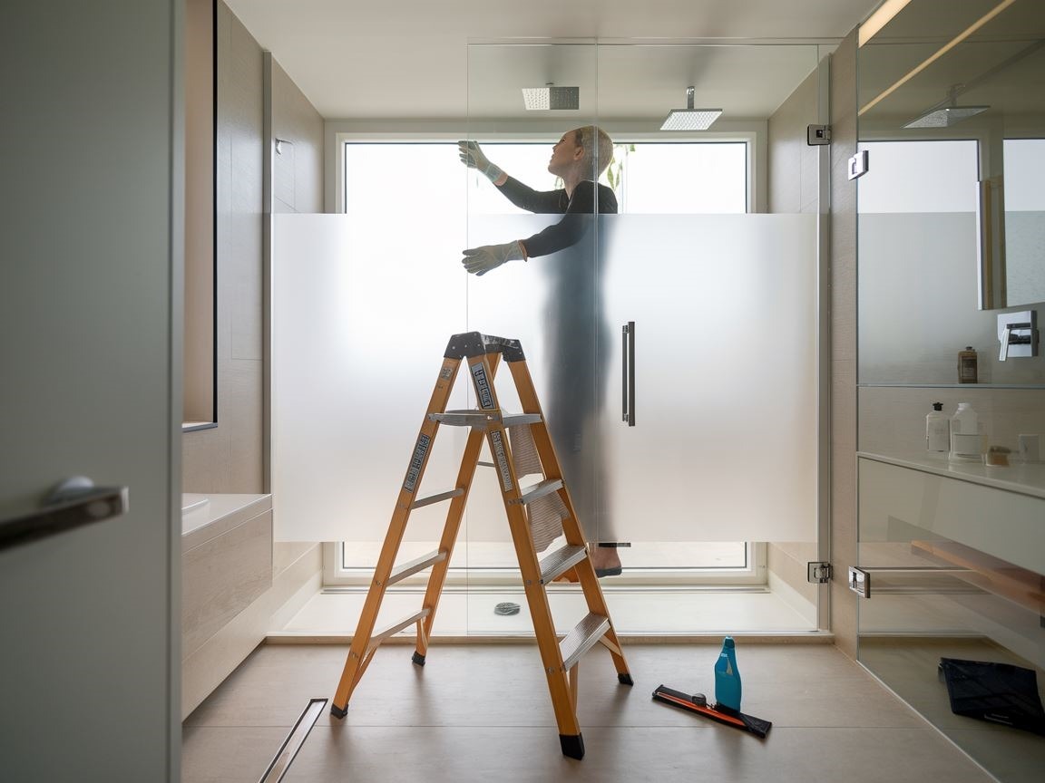 Squeegee używany podczas aplikacji folii na szkło