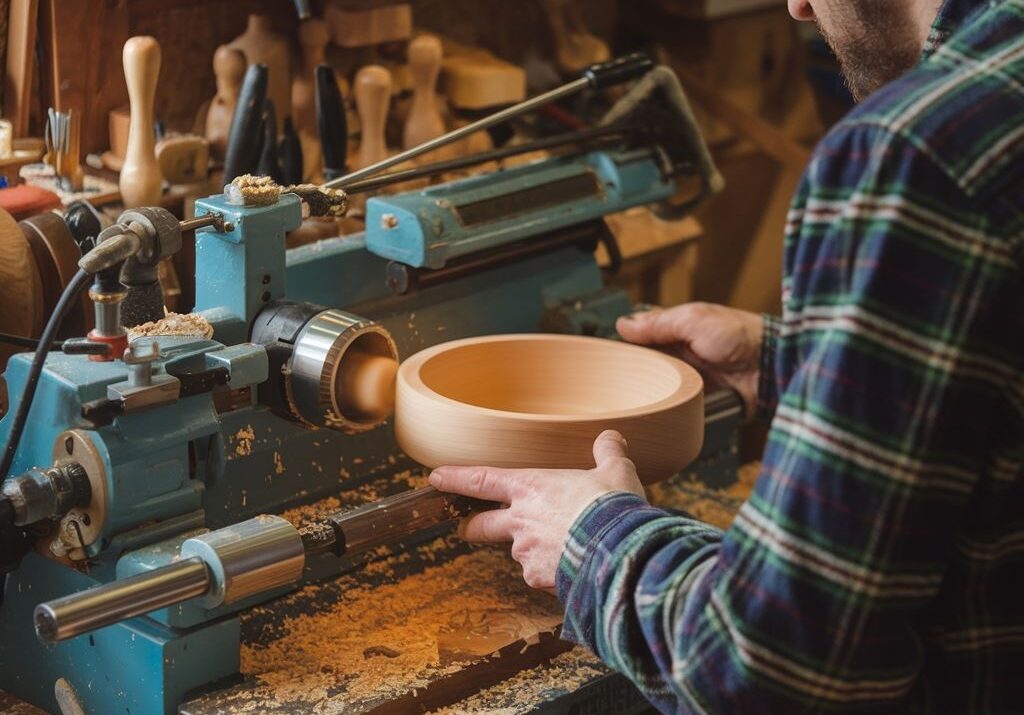 toczenie miski na tokarce