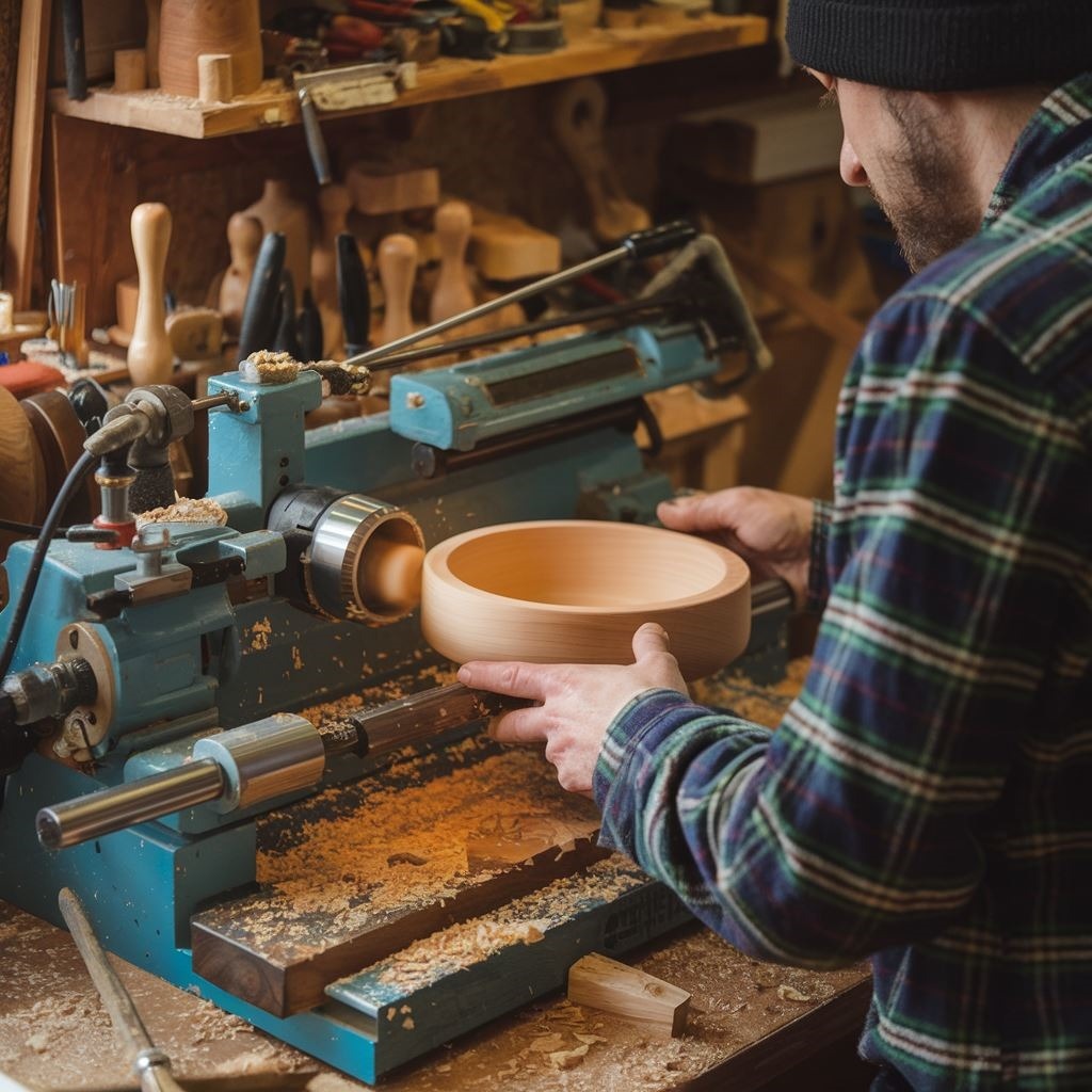 toczenie miski na tokarce