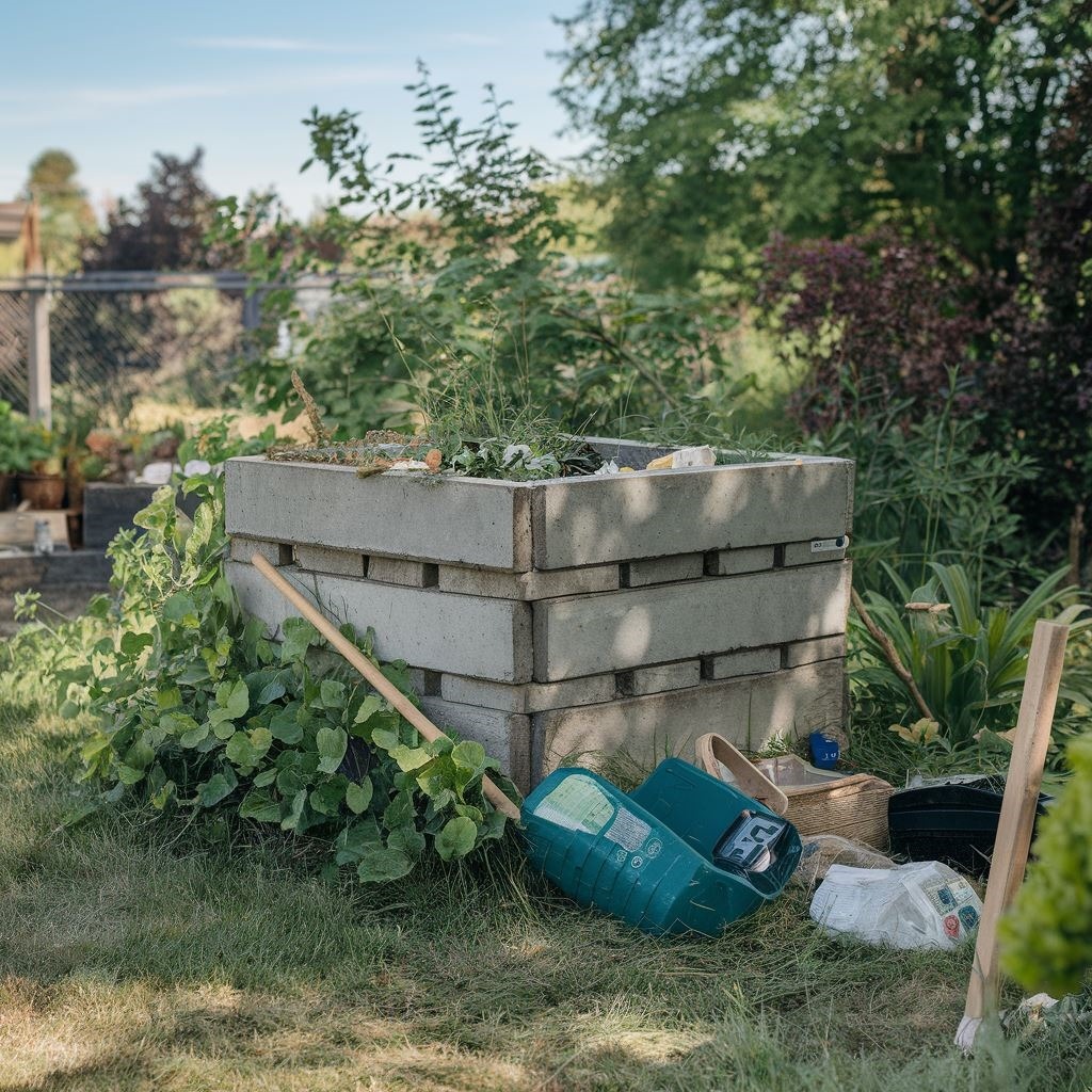 budowa kompostownika w ogrodzie