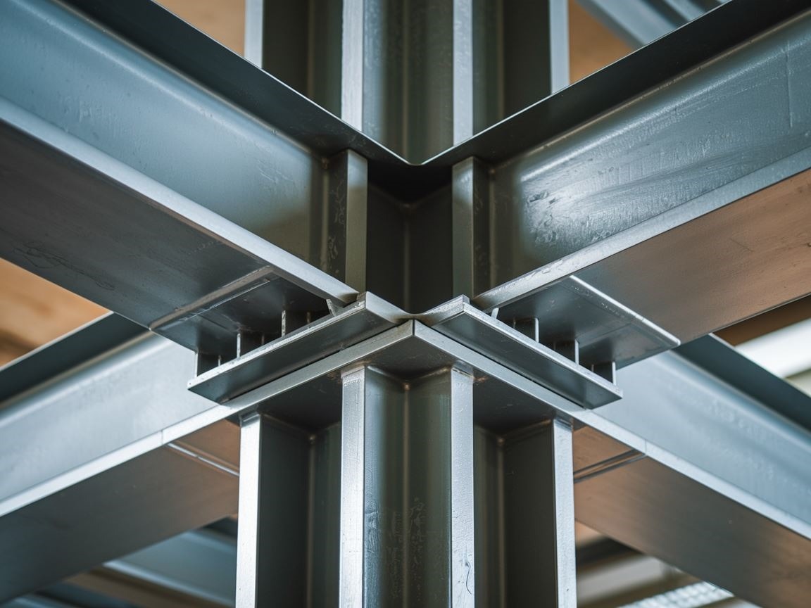 detale montażu metalu