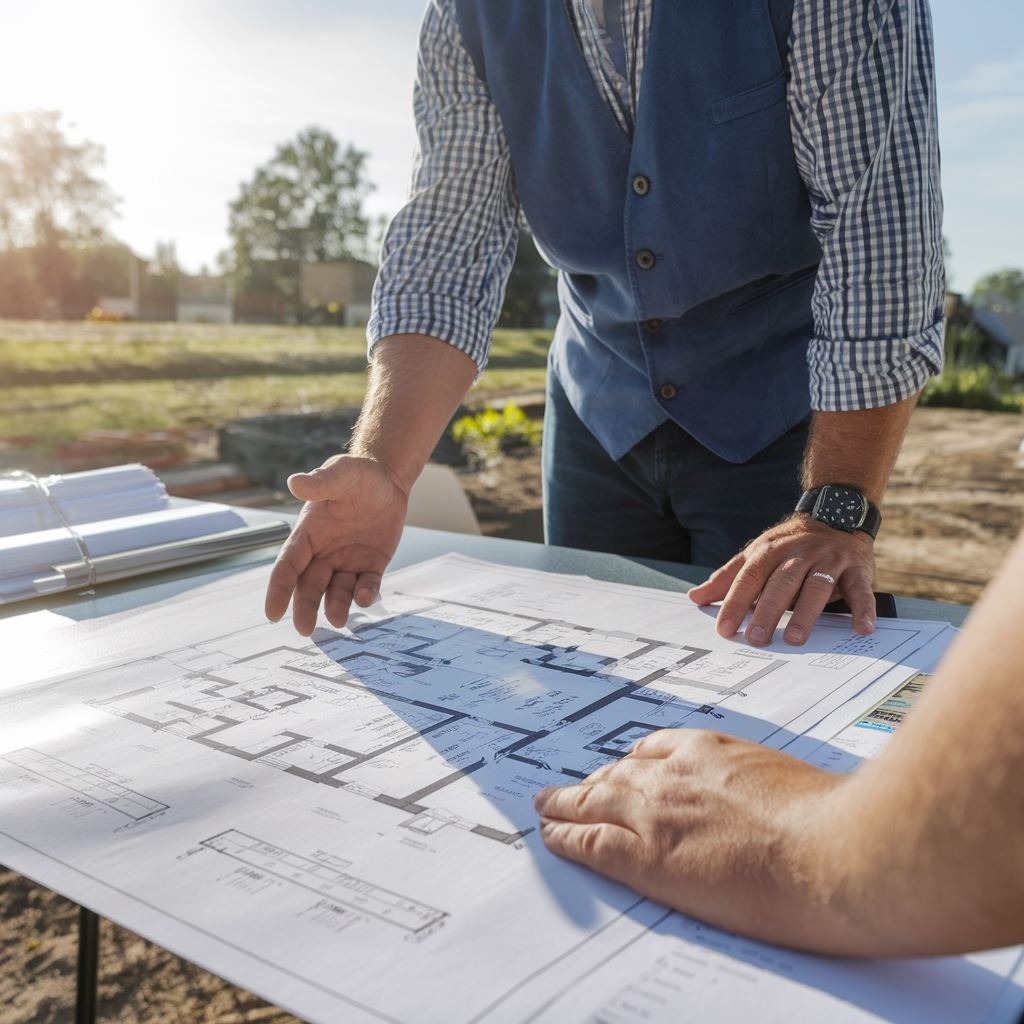 ekipa budowlana przy pracy