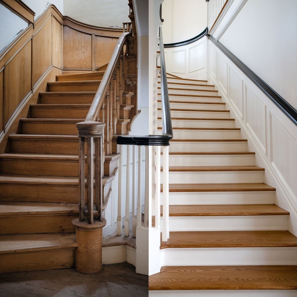 narzędzia do odnawiania schodów