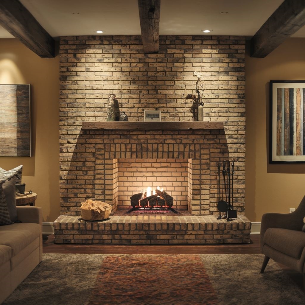 nowoczesna obudowa kominka