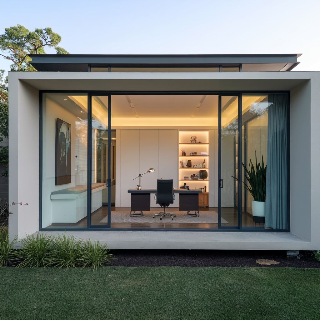 nowoczesny dom z gabinetem