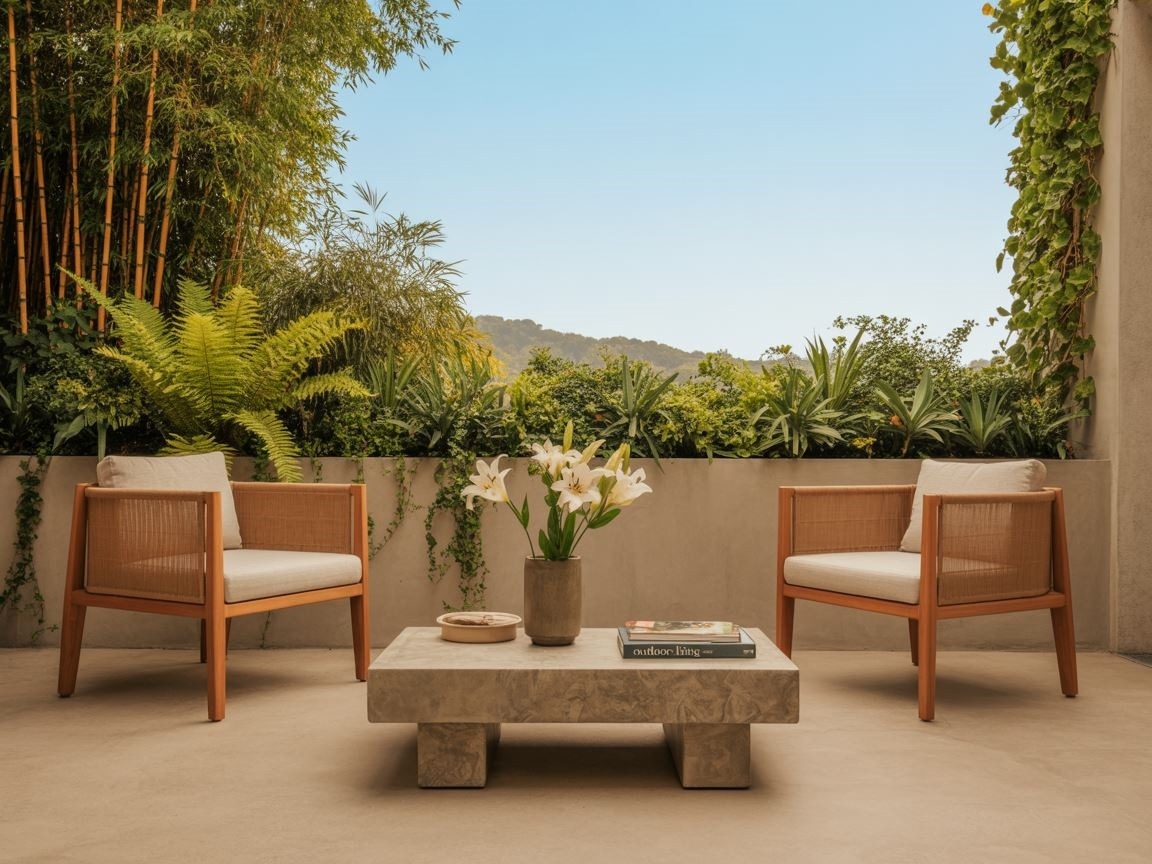 nowoczesny taras ogrodowy