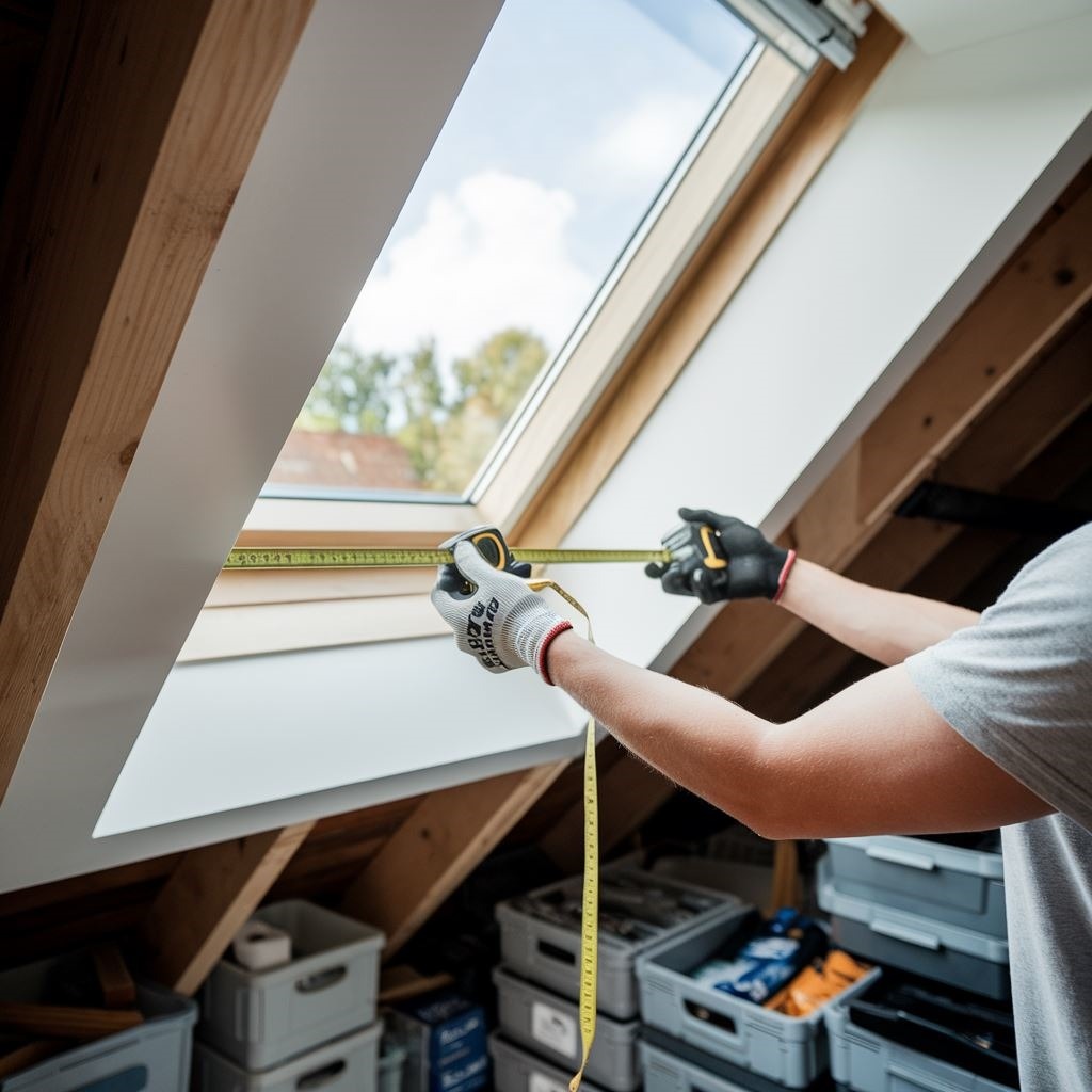 pomiar okna dachowego