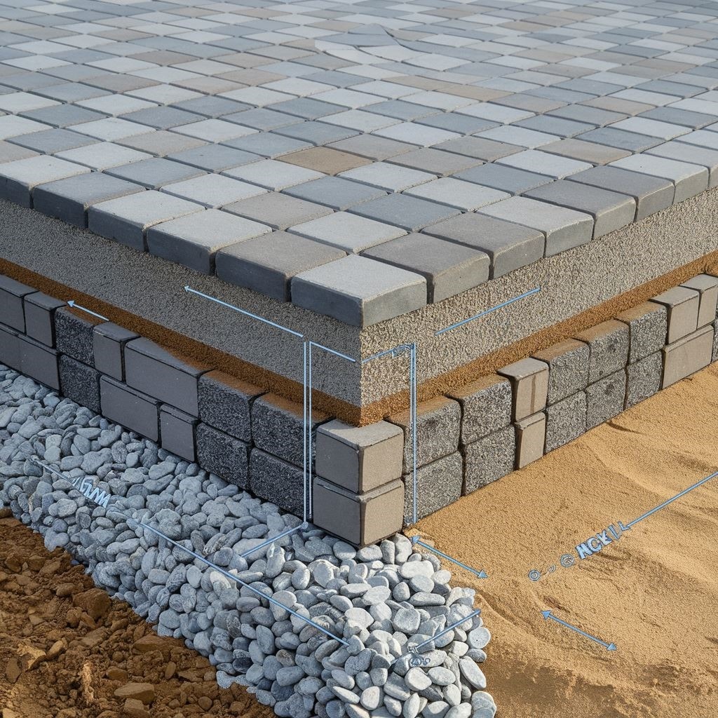 schemat warstw podbudowy