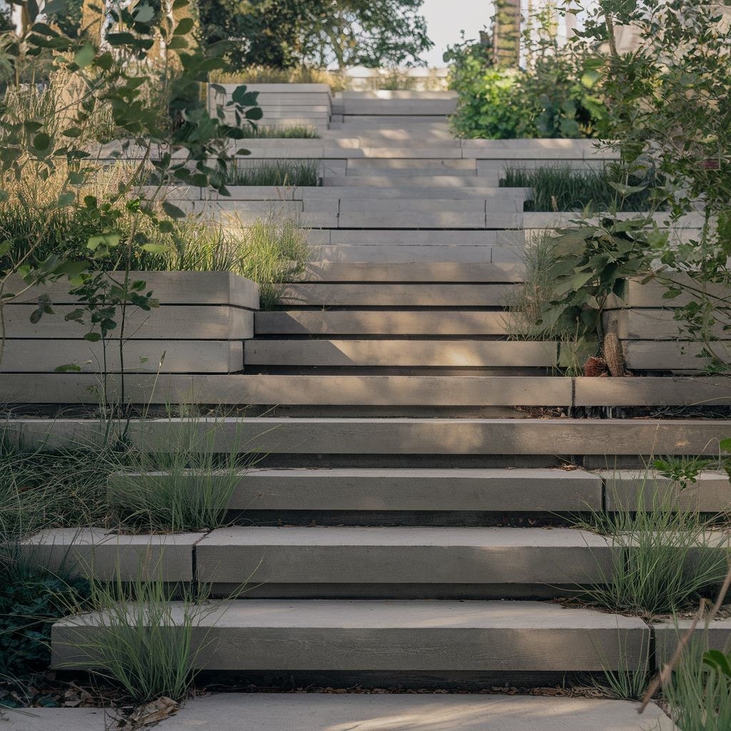 schody z płyt tarasowych