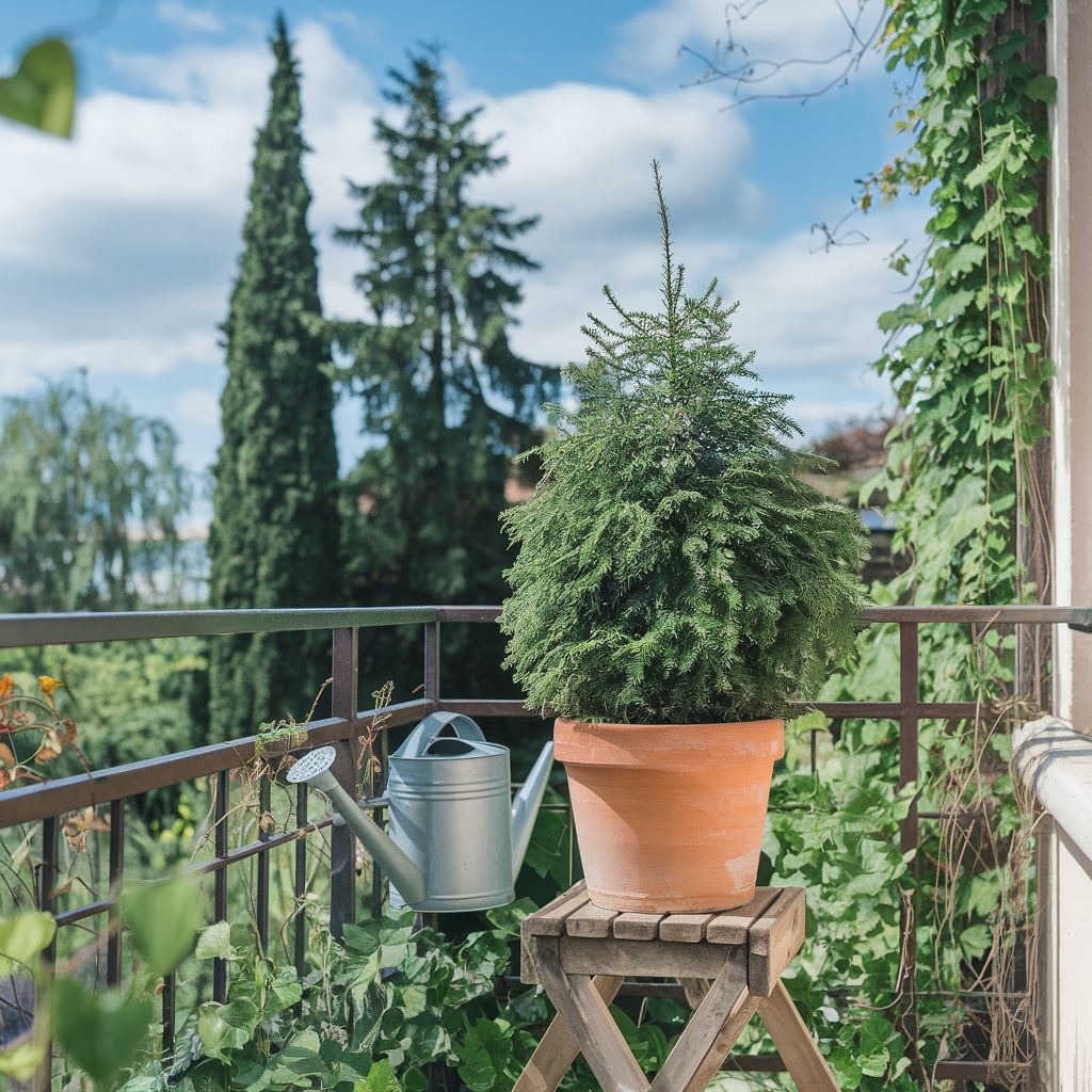 wilgotna ziemia w doniczce